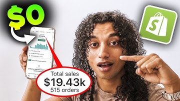 How To Start Dropshipping With NO MONEY In 2023 (Shopify Dropshipping)