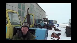 Пуск и езда на тракторе ЮМЗ-6 Пуск и езда на тракторе ЮМЗ-6