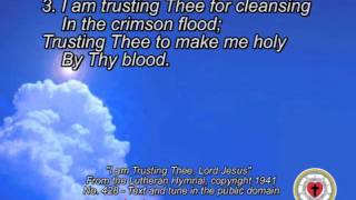 "I Am Trusting Thee, Lord Jesus" by the Lutheran Quartet