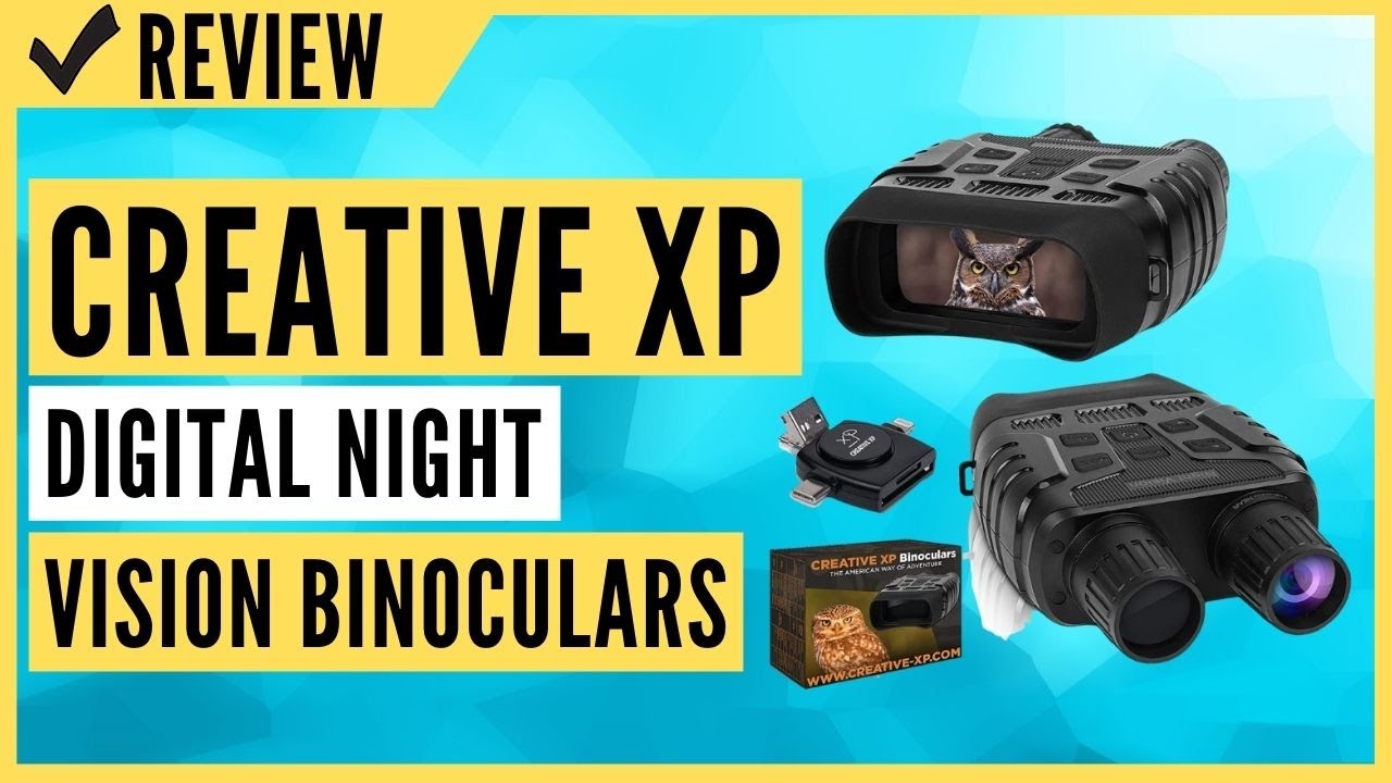 CREATIVE XP Digital Night Vision Binoculars for 100 Darkness Review YouTube