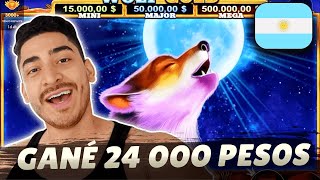 ¡Gané en mi máquina tragamonedas favorita Wolf Gold! Casino en línea Argentina 2022 screenshot 3