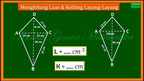 Menghitung Luas dan Keliling Layang-Layang #layanglayang