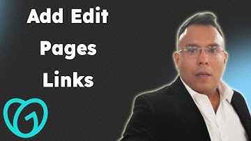 How to Add and Edit Pages and Links in Godaddy Website 2025