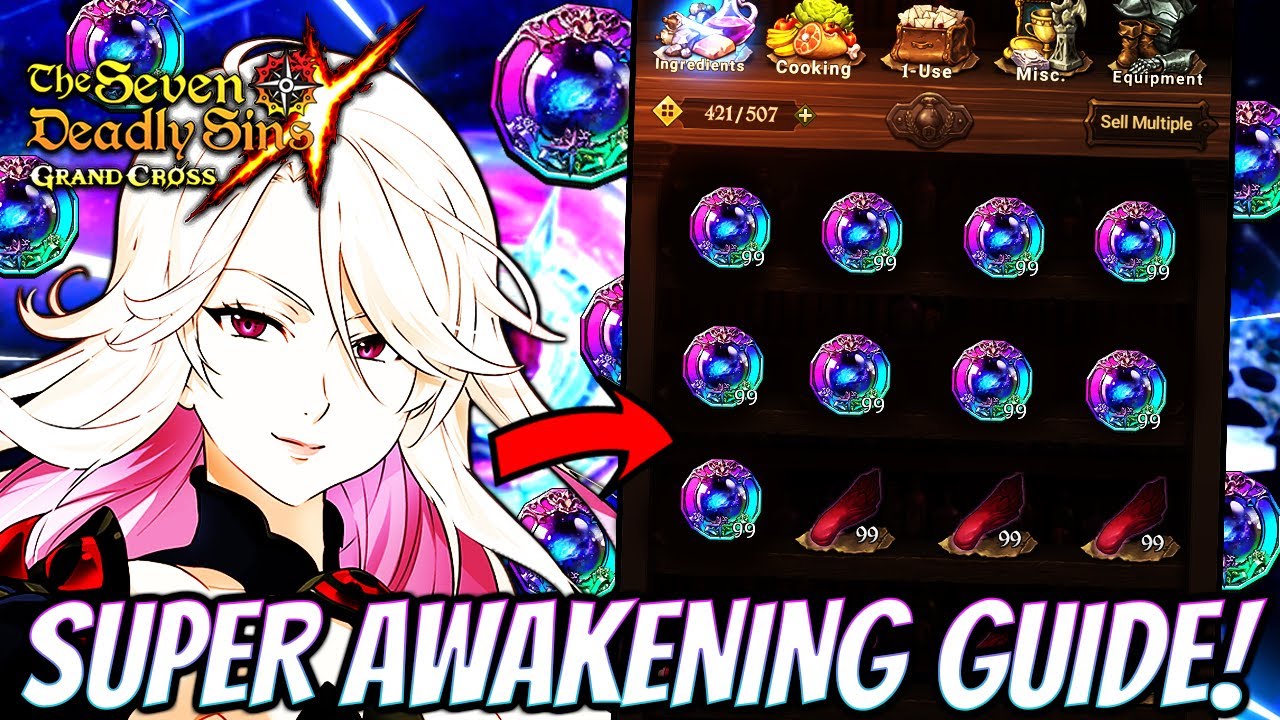UPDATED* HOW TO GET TONS OF SUPER AWAKENING COINS F2P!!! (7DS Guide