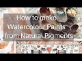 How to make watercolour paints from natural pigments