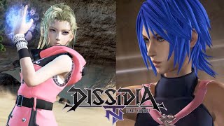 Terra in KH3 Kairi outfit vs Aqua (Lightning) [Dissidia Final Fantasy NT]