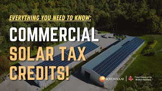 Commercial Solar Tax Credits : Everything You Need to Know! by Boston Solar 203 views 1 year ago 30 seconds