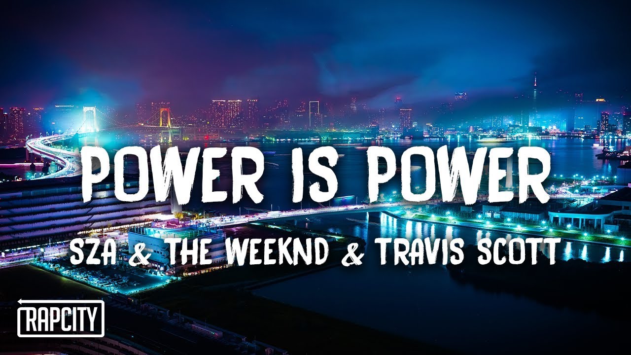 Слова пауэр. The Weeknd Power is Power. Power is Power SZA, the Weeknd, Travis Scott.