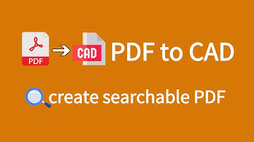 PlanForm| Convert PDF to CAD and create searchable PDF