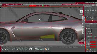 BMW M4 2022 - Car Modeling  - Autodesk Alias Autostudio - NURBS - Eng - 04