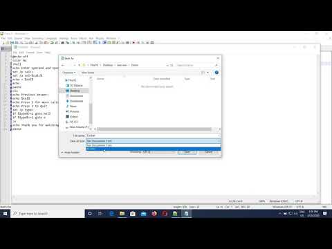 நோட்பேடைப் பயன்படுத்தி கால்குலேட்டரை உருவாக்குவது எப்படி | How to Make A Calculator Using NotePad