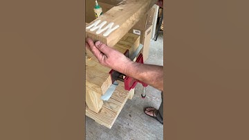 Wood workbench tail vise completion. #shorts #handmade #woodworking #workbench #apathmadehumble