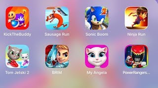 My Angela,BRIM,Sausage Run,Sonic Boom,Power Rangers,Ninja Run,Tom Jetski 2,Kick The Buddy screenshot 3