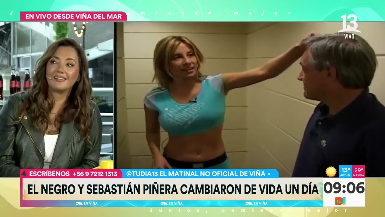 Miguel “Negro” Piñera y su hermano Sebastián intercambiaron de vida por un día | Tu Día | Canal 13