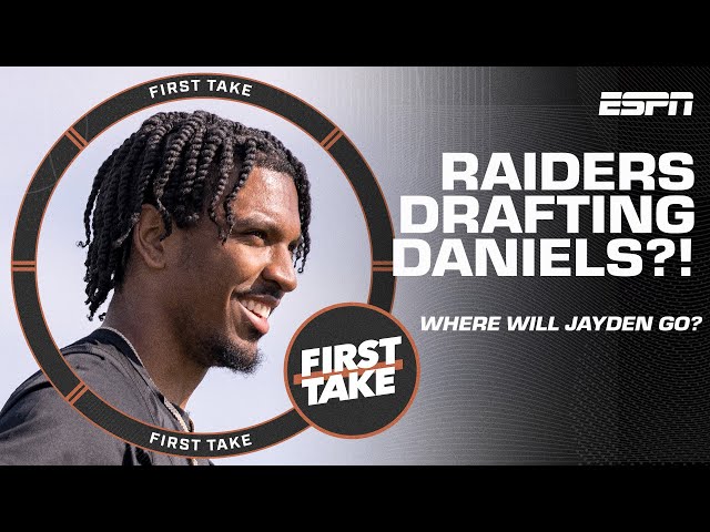 Should the Raiders be ULTRA AGGRESSIVE & trade up to draft Jayden Daniels? | First Take