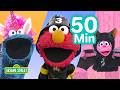 Halloween Costume Ideas with Elmo, Cookie Monster, and Abby! 👻 🦇  | 50 Mins | Sesame Street