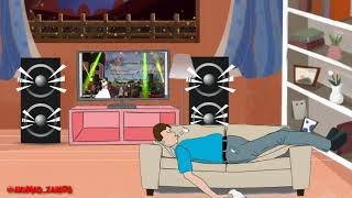 Beakground viral kartun status WA dab ig