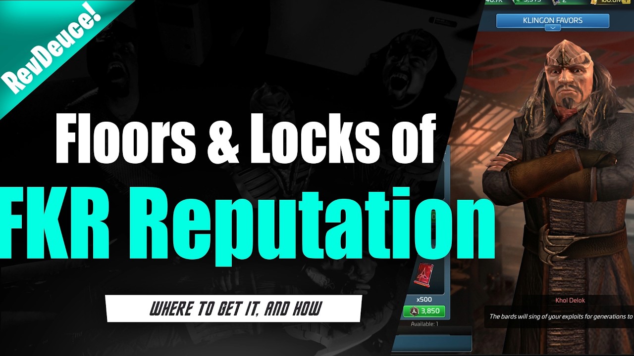 Reputation: The locks, strategies, equipment, & officers to work with in Star Trek Fleet Command