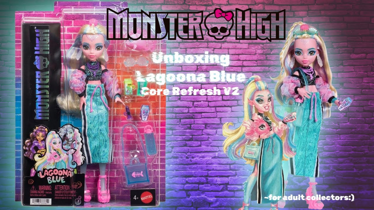 Monster High Lagoona Blue Core Refresh 2 Unboxing!