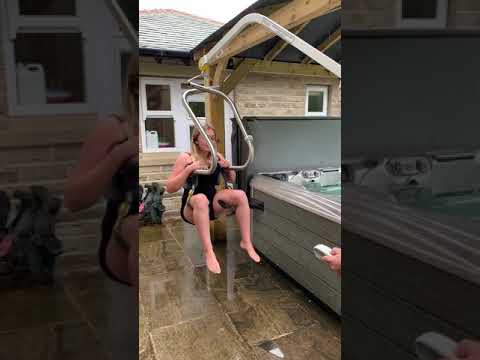 Hot tub hoist from Ridings Mobility