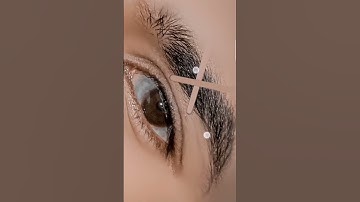 How To eyebrow cut in autodesk sketchbook | Eyebrow stylish cut photo editing | eyebrow edit #shorts