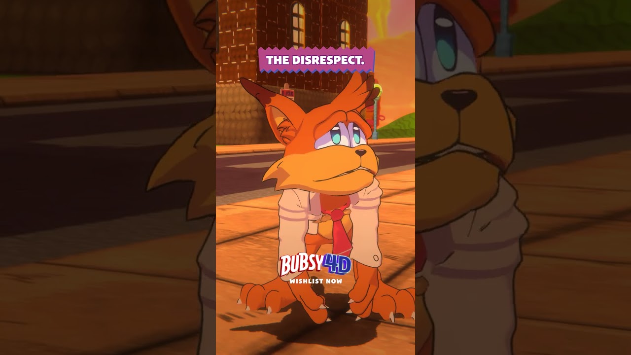 Who drew on Bubsy's face? ☹️