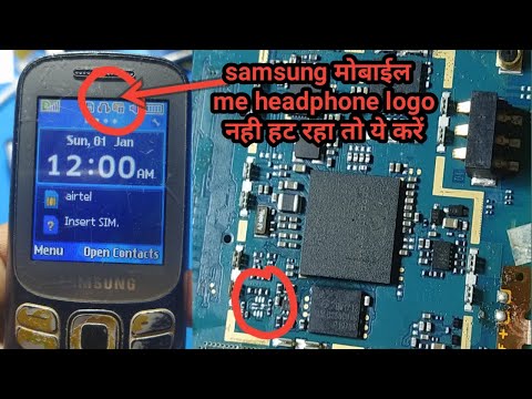 samsung b313 headphone solution||samsung keypad mobile headphone symbol remove