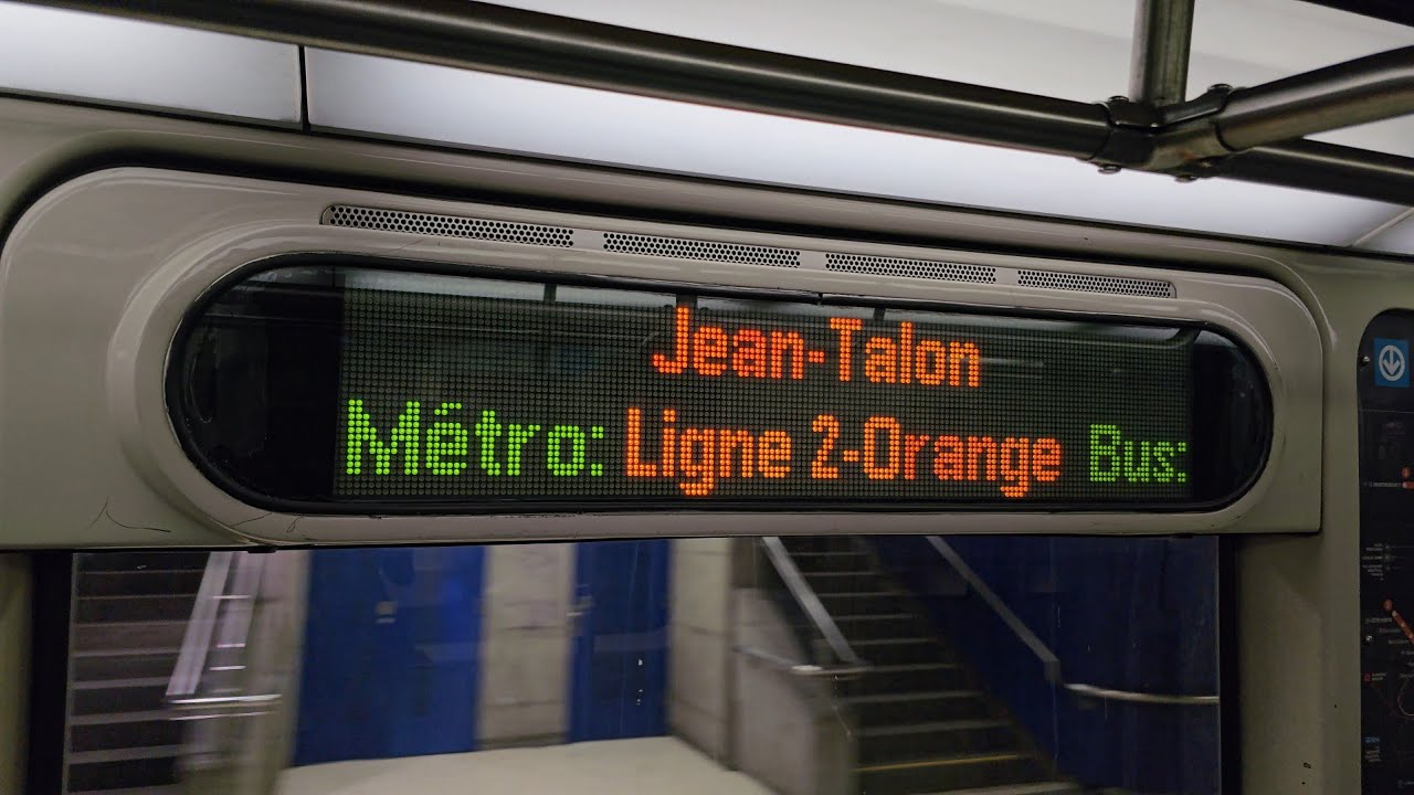 🔵 8K metro ride on the Blue Line of the Montreal Metro between Saint-Michel and Snowdon stations