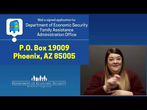 How To Apply For Cash Medical and Nutrition Assistance American Sign Language