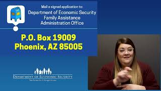 How To Apply For Cash Medical and Nutrition Assistance American Sign Language