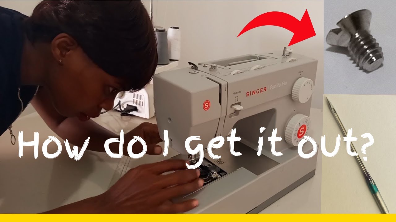 👉My Needle / Screw Fell Into My  Singer Machine!!! - Simple Fix.