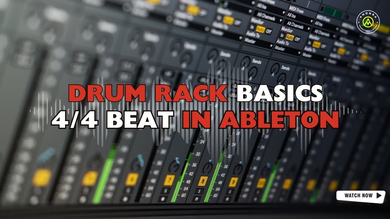 Ableton Live 12 Tutorial: Easy 4/4 Beat Creation with Drum Rack - YouTube