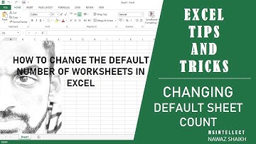 Excel Tips And Tricks : How to Change the Default Number of Worksheets In New Workbook in Excel.