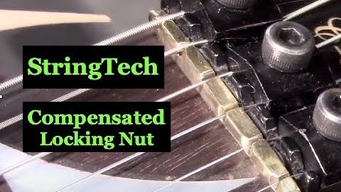 JS Ibanez Compensated Locking Nut System @StringTechWorkstations