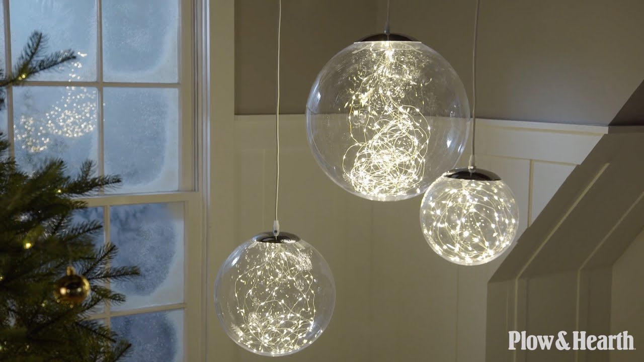 Indoor/Outdoor Lighted Acrylic Orbs with Micro LEDs YouTube