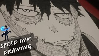 Drawing Dabi From My Hero Academia