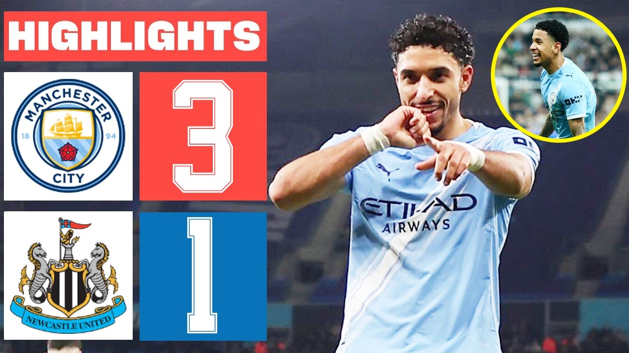 Manchester City vs Newcastle 3-1 Highlights & All Goals 2026 🔥 Omar Marmoush Goal