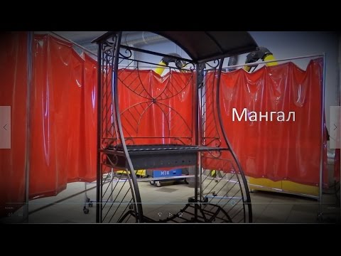 Как сделать кованый мангал своими руками видео