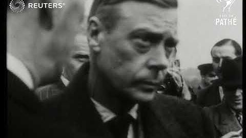 Duke of Windsor Visits Queen Mary at Marlborough House (1945)