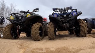 Flooded Sand Pit Ride (Pt.2) Modded Yamaha Grizzly 700