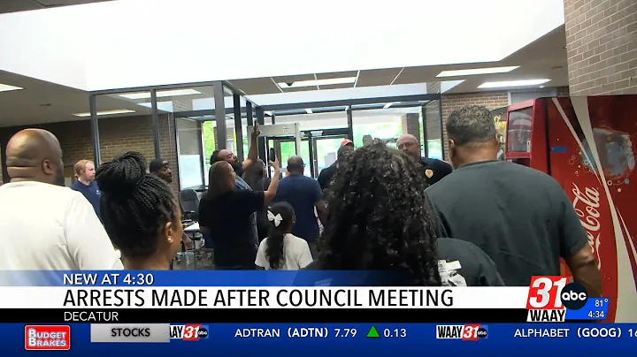 Arrests made after Decatur City Council meeting