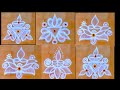Attractive kutty rangoli designs with 51 dots from thiru aarooran kolangal