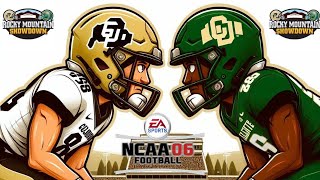 NCAA Football 06 | Colorado vs Colorado State | Week 1 The Rocky Mountain Showdown