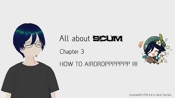 SCUM ADMIN HOW TO AIRDROPPPPPPP !!!!