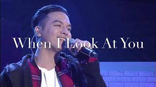 When I Look At You - Sam Mangubat | Lyrics Video