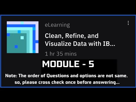 Module-5 Visualize the data||Clean, Refine, and Visualize Data with IBM Watson Studio #ibm #edunet