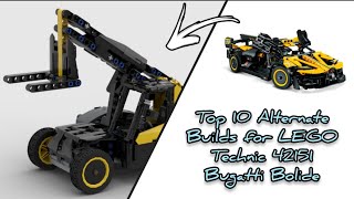 Top 10 Alternate Builds for LEGO Technic 42151 Bugatti Bolide