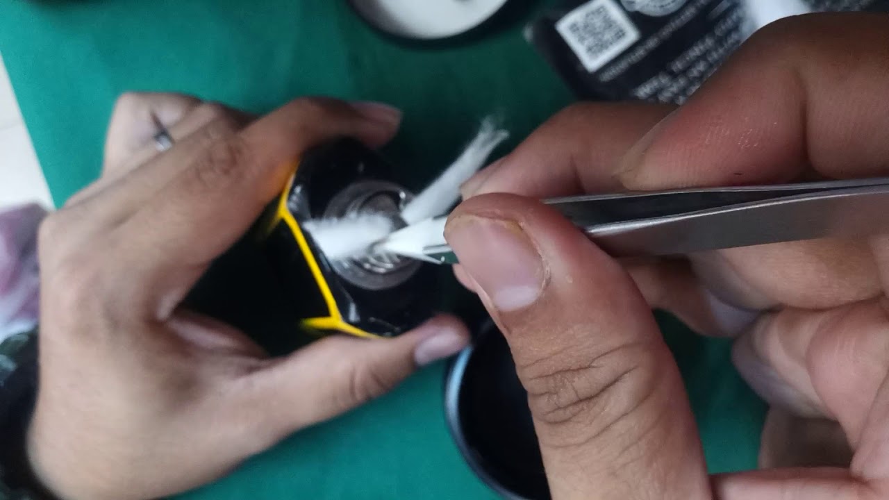 Cara simple tukar kapas vape 