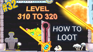 How to loot || level 310 to 320 || part thirty two || smart game || pin pull & hero rescue