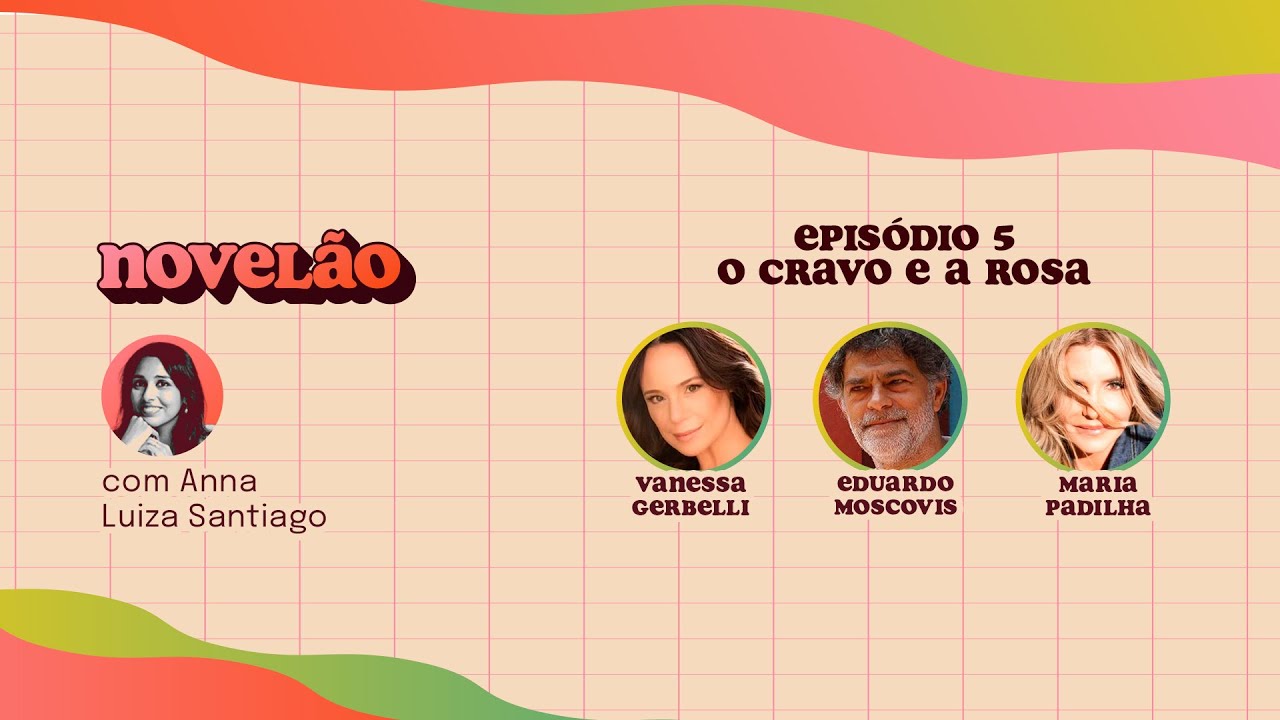 O CRAVO E A ROSA | Podcast Novelão entrevista Maria Padilha, Vanessa Gerbelli e Eduardo Moscovis